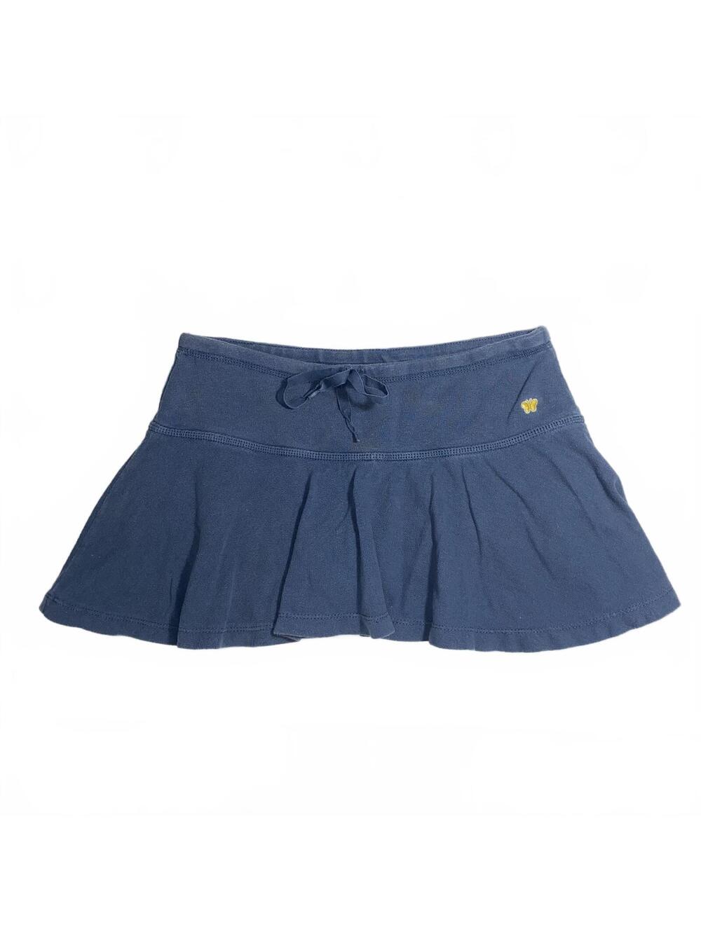 Aeropostale Navy Mini Skirt Y2K Low Rise Tennis Preppy Cheer Style Size S